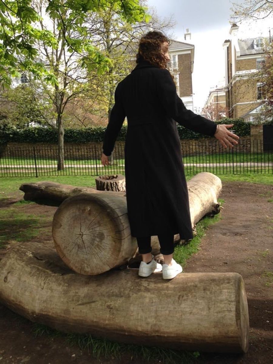 Calvin Klein full-length coat